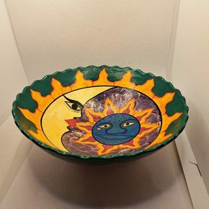Mexican sun dish plate.